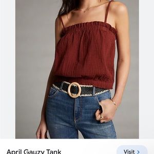 Anthropologie tank top, can be worn 2 ways!!